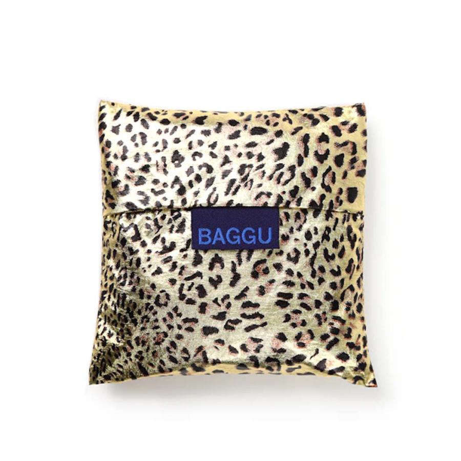 BAGGU バグー メタリック STANDARD BAGGU エコバッグ 100% リサイクル ナイロン メタリック レオパード ヒョウ柄 総柄 派手 大きい サイズ 大容量 折りたたみ … |  | 04