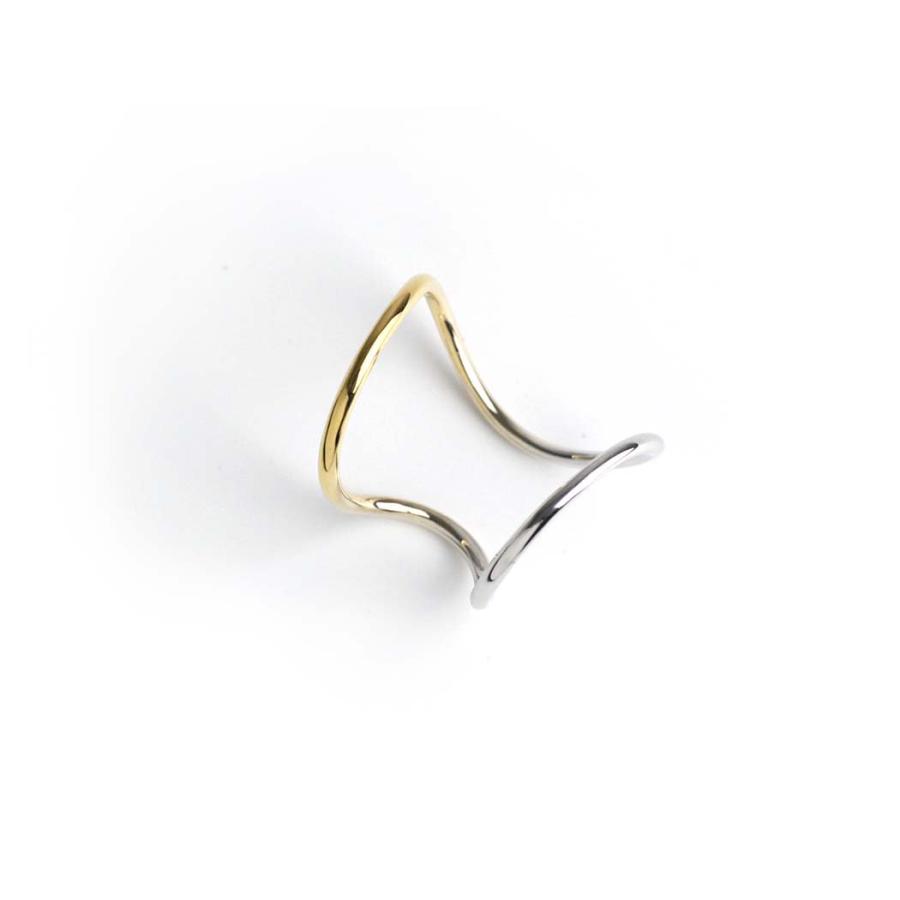 BYOKA（ビョーカ）/ MR1401 M.WILLOW RING リング - GRADATION COLLECTION - シルバー ゴールド グラデーション | BYOKA