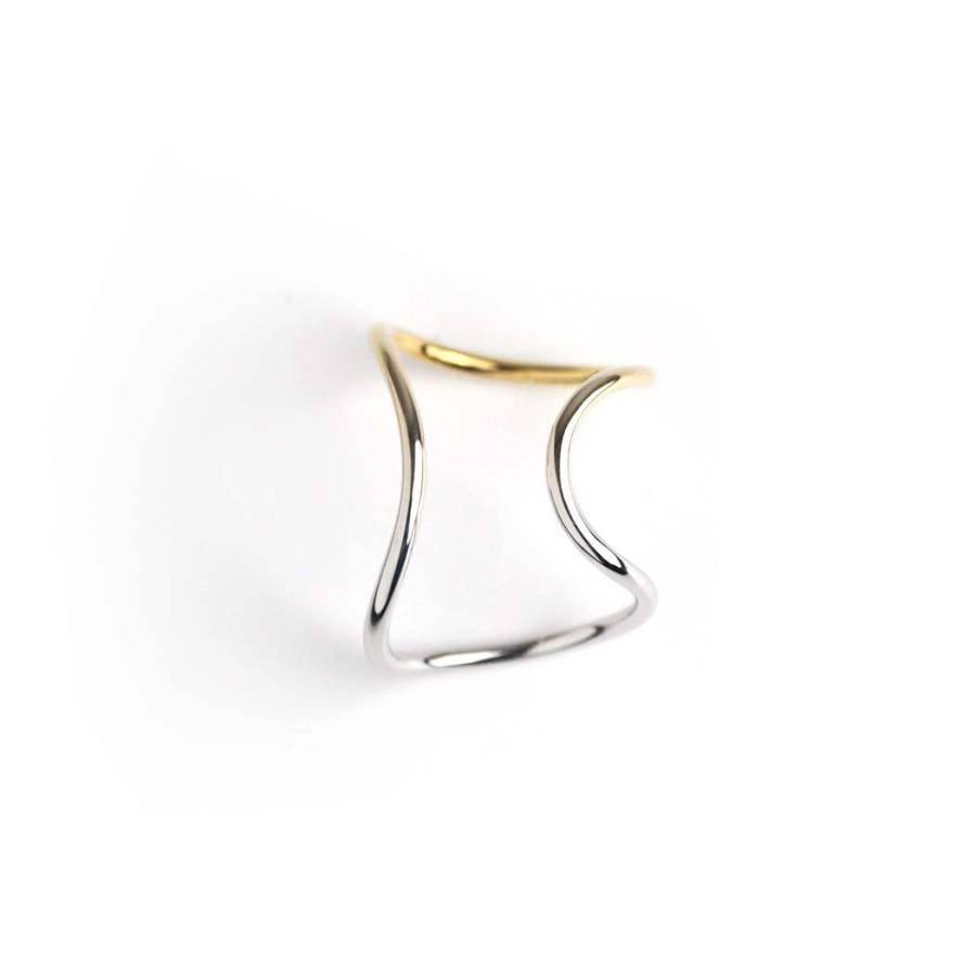 BYOKA（ビョーカ）/ MR1401 M.WILLOW RING リング - GRADATION COLLECTION - シルバー ゴールド グラデーション | BYOKA | 02