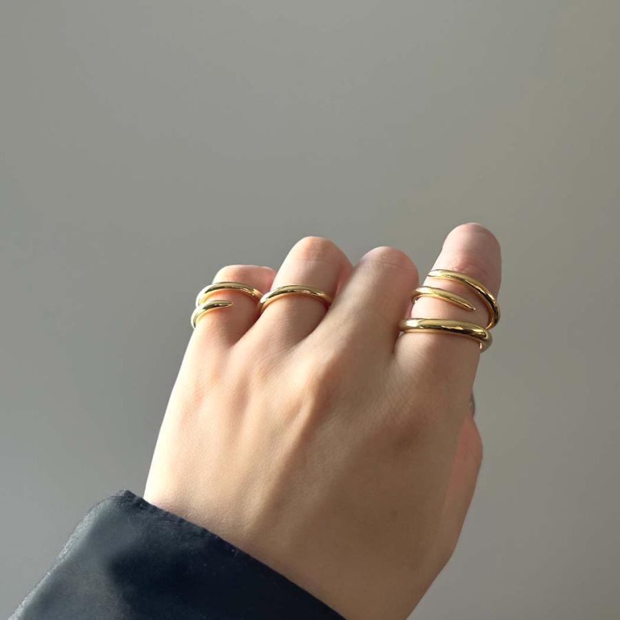 BYOKA（ビョーカ）/ R2205 THICK IVY W RING - シルバー | BYOKA | 05