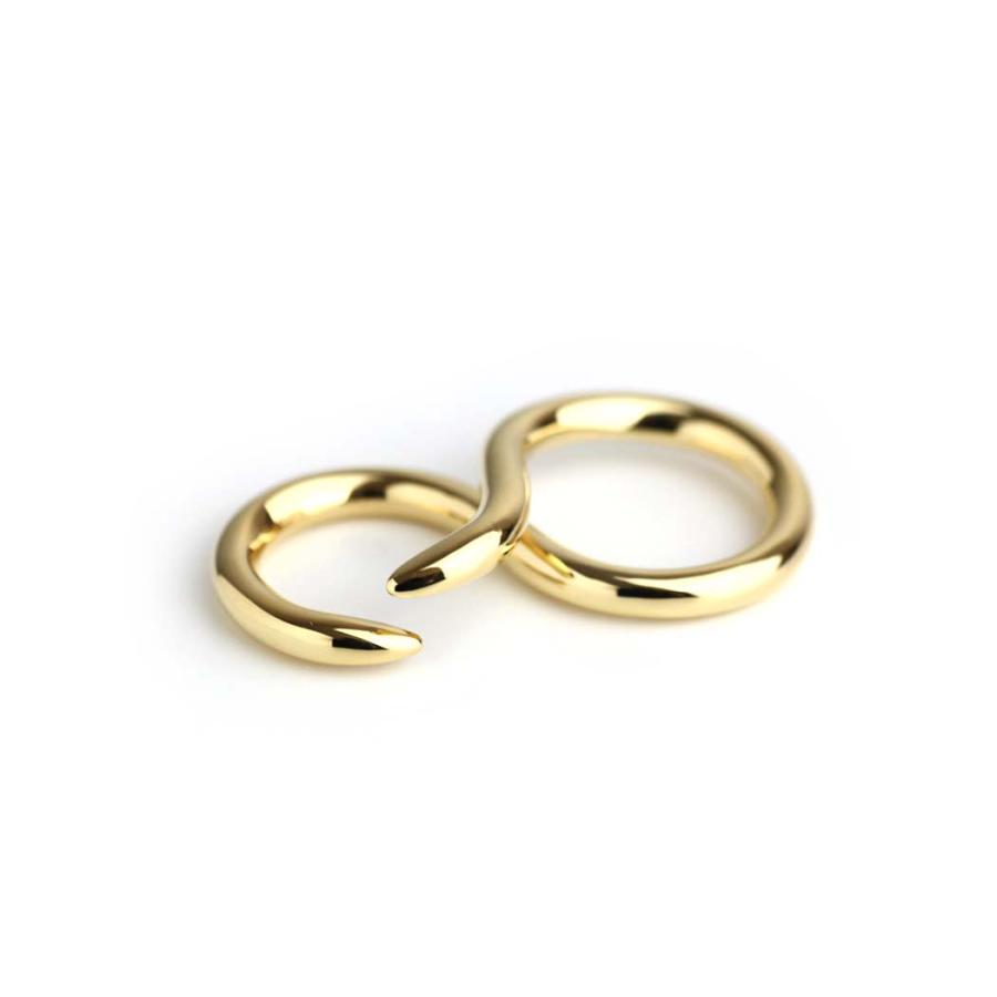 BYOKA（ビョーカ）/ GR2205 G.THICK IVY W RING - ゴールド | BYOKA