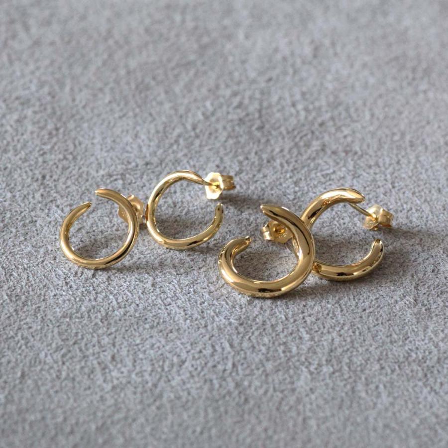 BYOKA（ビョーカ）/ GE2202 THICK IVY PIERCE ピアス (両耳タイプ) - ゴールド | BYOKA | 01