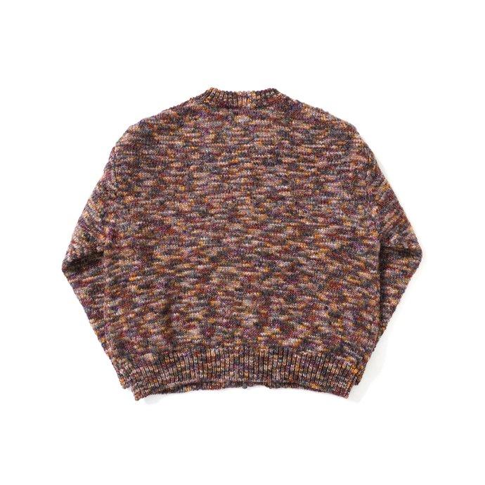 reverve リバーブ / RV22W001 Aran Zip-up CD - Burgundy アランジップアップカーディガン バーガンディ |  | 02