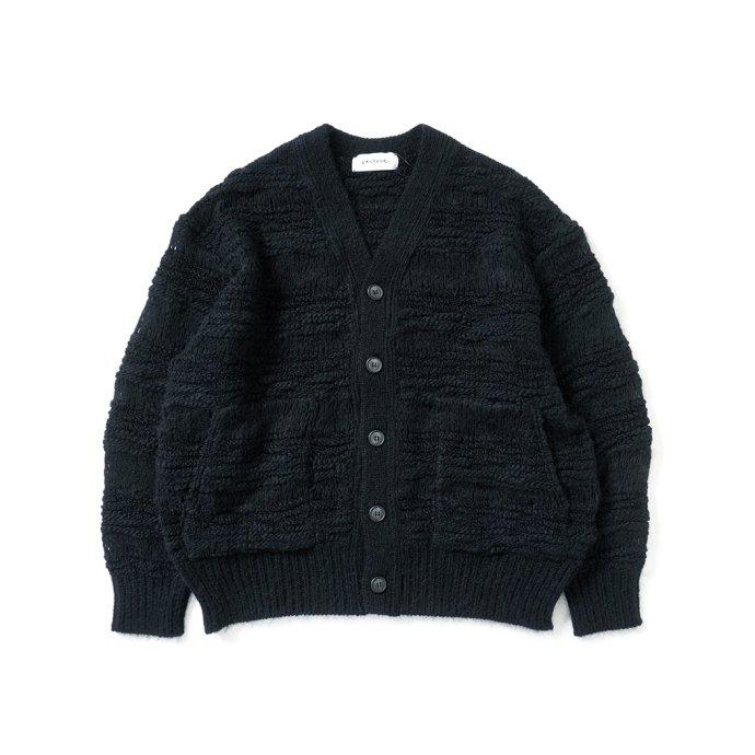 reverve リバーブ / RV22W003 Lowgauge CD - Black ローゲージカーディガン ブラック | 