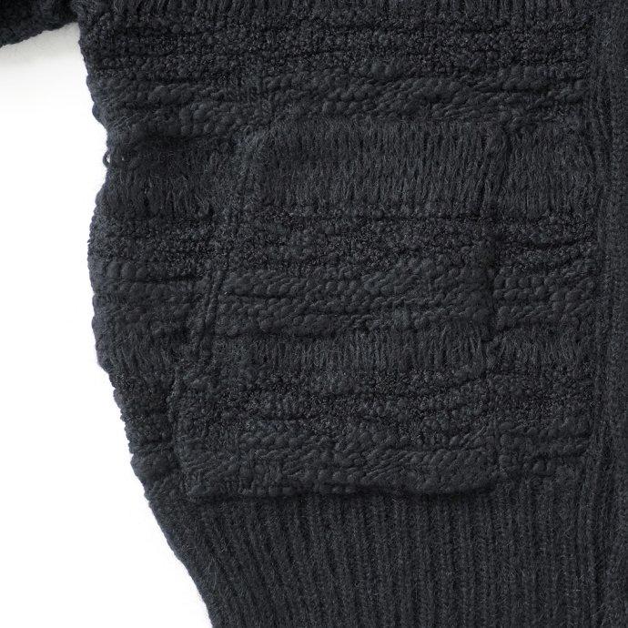 reverve リバーブ / RV22W003 Lowgauge CD - Black ローゲージカーディガン ブラック |  | 05