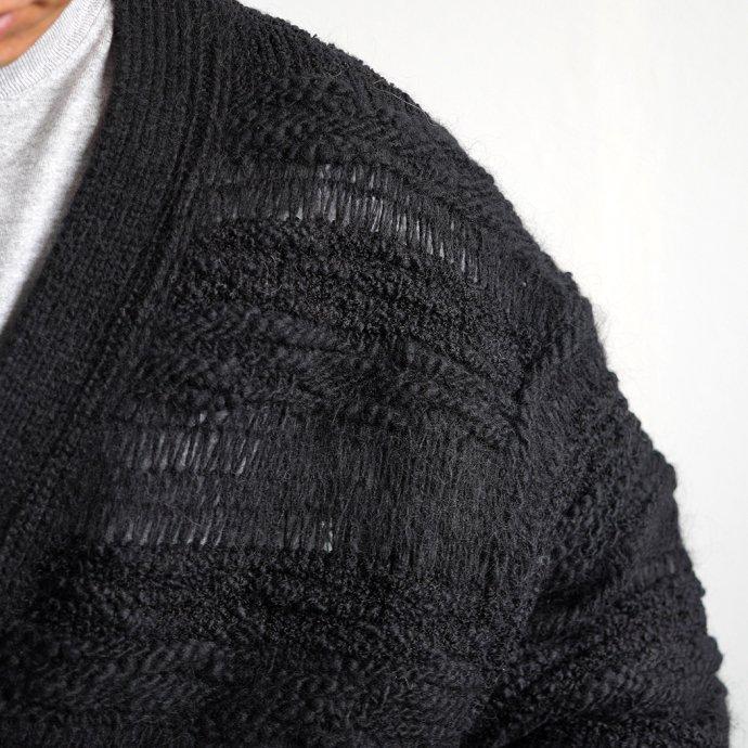 reverve リバーブ / RV22W003 Lowgauge CD - Black ローゲージカーディガン ブラック |  | 07