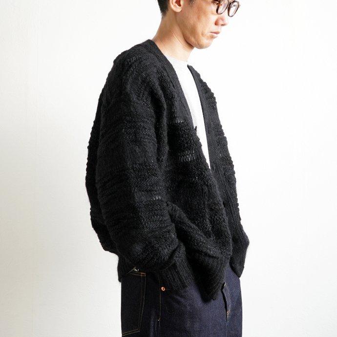 reverve リバーブ / RV22W003 Lowgauge CD - Black ローゲージカーディガン ブラック |  | 09