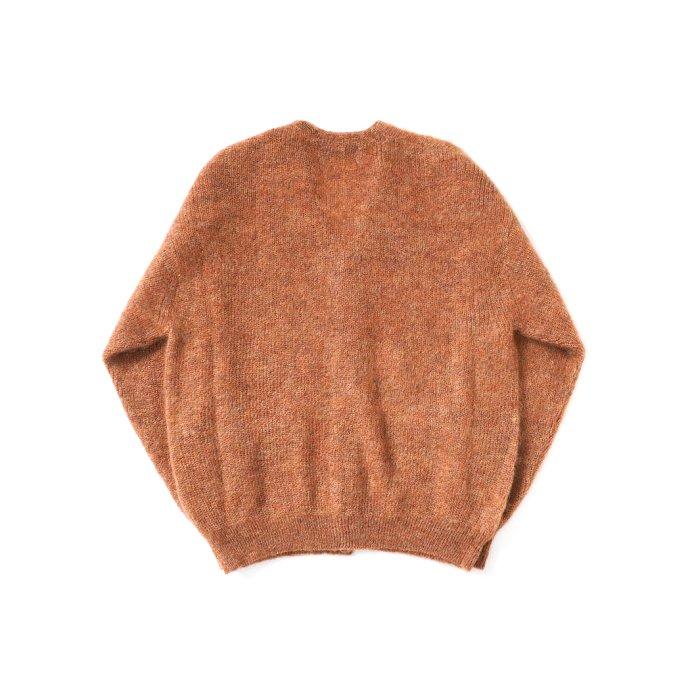 reverve リバーブ / RV22W004 Mohair Vneck CD - Orange モヘアVネックカーディガン オレンジ |  | 01