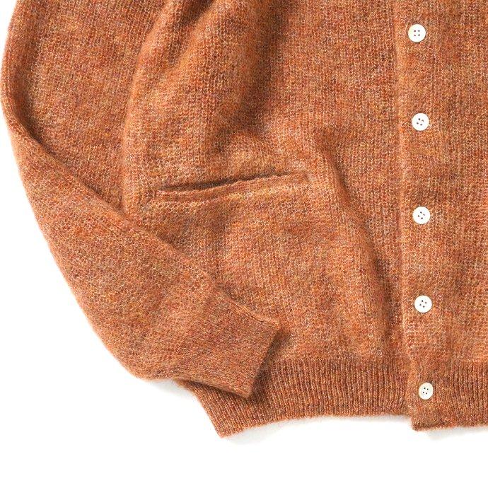 reverve リバーブ / RV22W004 Mohair Vneck CD - Orange モヘアVネックカーディガン オレンジ |  | 03