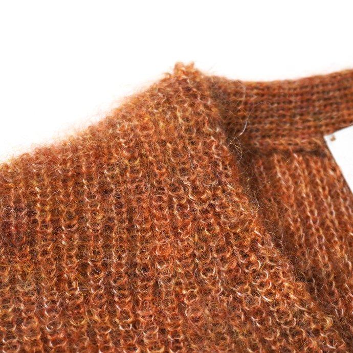reverve リバーブ / RV22W004 Mohair Vneck CD - Orange モヘアVネックカーディガン オレンジ |  | 04