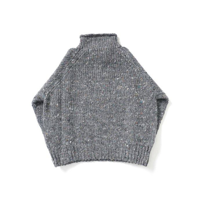 reverve リバーブ / RV22W005 Raglan Rollneck PO - Gray ラグランロールネックプルオーバー グレー |  | 01