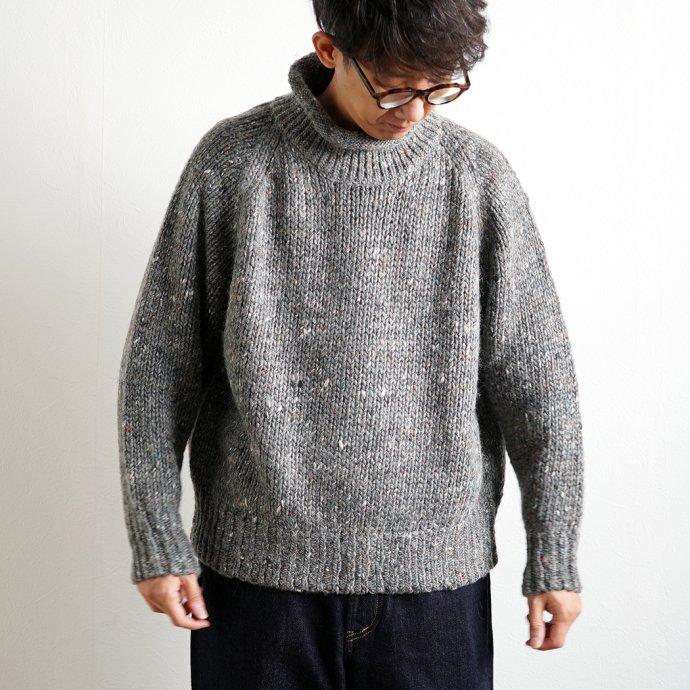 reverve リバーブ / RV22W005 Raglan Rollneck PO - Gray ラグランロールネックプルオーバー グレー |  | 06