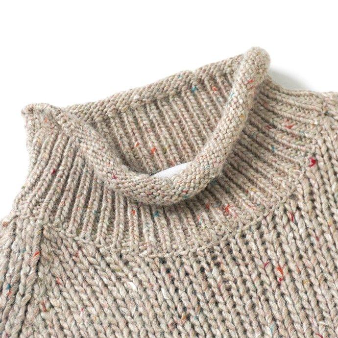 reverve リバーブ / RV22W005 Raglan Rollneck PO - Beige ラグランロールネックプルオーバー ベージュ |  | 02