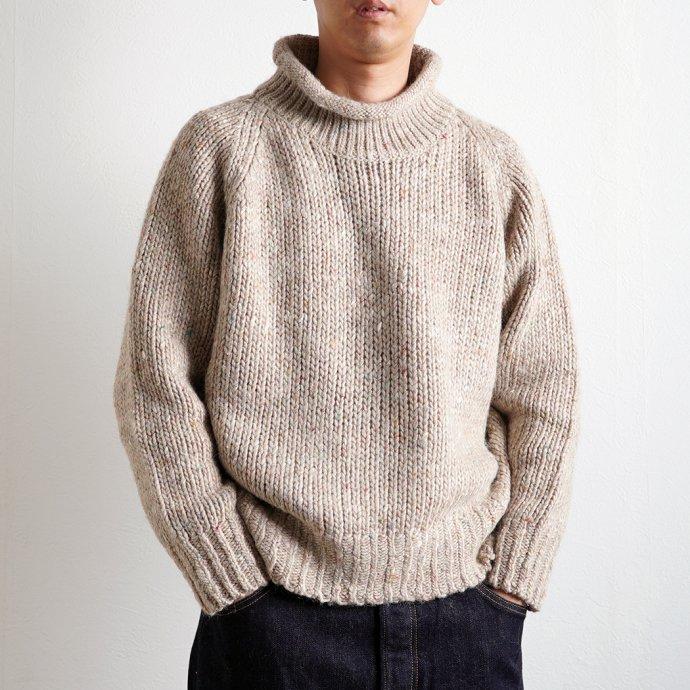 reverve リバーブ / RV22W005 Raglan Rollneck PO - Beige ラグランロールネックプルオーバー ベージュ |  | 06