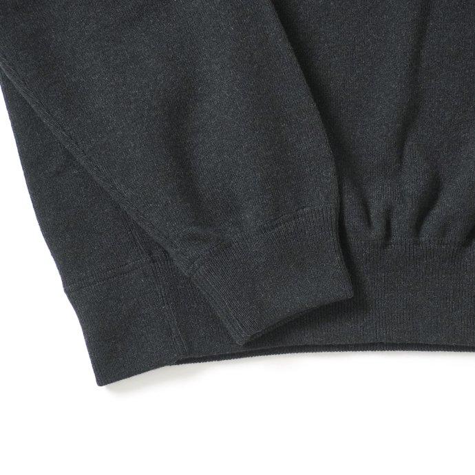 reverve リバーブ / RV22W006 Wool Sweat Crewneck - Black ウールスウェットクルーネック ブラック |  | 03