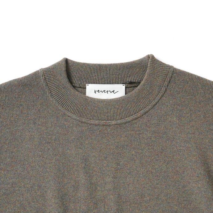 reverve リバーブ / RV22W006 Wool Sweat Crewneck - Khaki ウールスウェットクルーネック カーキ |  | 02