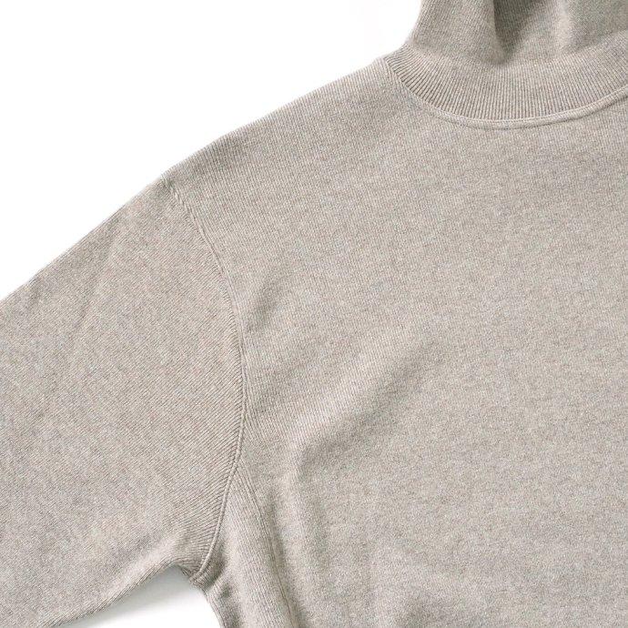 reverve リバーブ / RV22W007 Wool Sweat Turtleneck - Beige ウールスウェットタートルネック ベージュ |  | 04