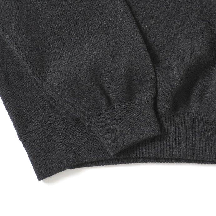 reverve リバーブ / RV22W007 Wool Sweat Turtleneck - Black ウールスウェットタートルネック ブラック |  | 03