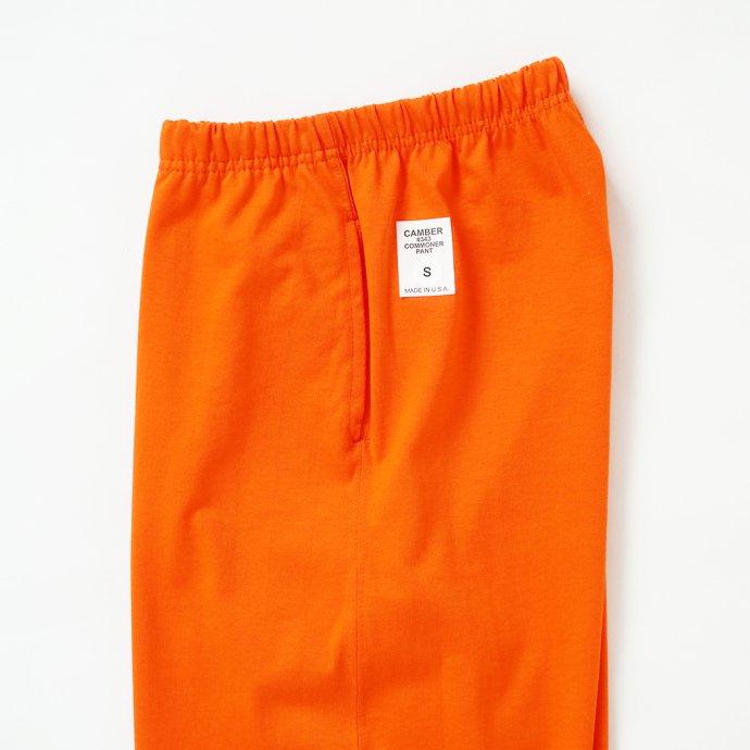 SMOKE T ONE / CAMBER 8oz MAX-WEIGHT COTTON #343 COMMONER PANT - Orange オレンジ |  | 02