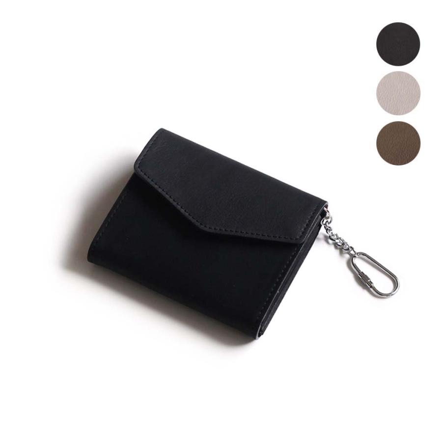 Ense（アンサ） / sew133 key wallet キーウォレット - 全3色 コンパクト 財布 ミニ ウォレット 小さい 2つ折り 黒 グレージュ ブラウン ミニマリスト 財布 | Ense