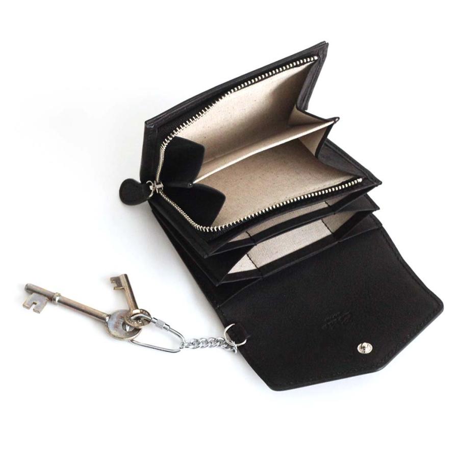 Ense（アンサ） / sew133 key wallet キーウォレット - 全3色 コンパクト 財布 ミニ ウォレット 小さい 2つ折り 黒 グレージュ ブラウン ミニマリスト 財布 | Ense | 03