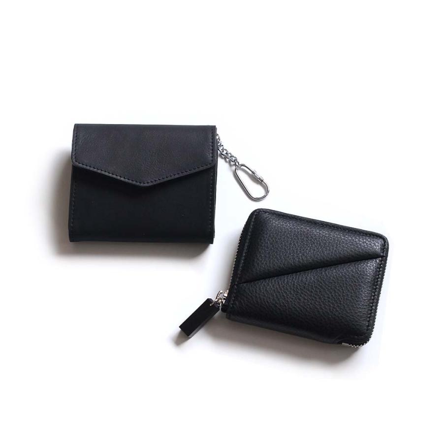 Ense（アンサ） / sew133 key wallet キーウォレット - 全3色 コンパクト 財布 ミニ ウォレット 小さい 2つ折り 黒 グレージュ ブラウン ミニマリスト 財布 | Ense | 07