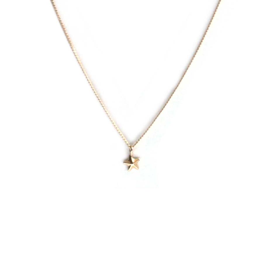 hirondelle et pepin（イロンデールエペパン） / k18 hn-23ss-559 セット・エトワール 一つ星ネックレス | hirondelle