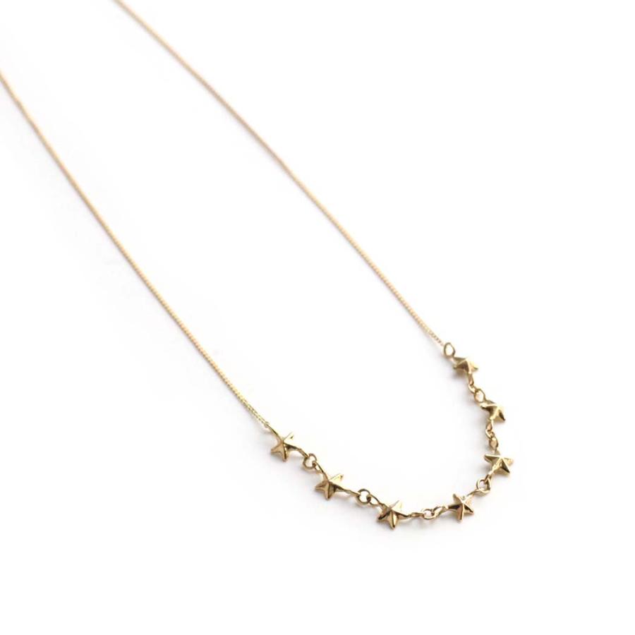 hirondelle et pepin（イロンデールエペパン） / k18 hn-23ss-560 セット・エトワール 七つ星ネックレス | hirondelle