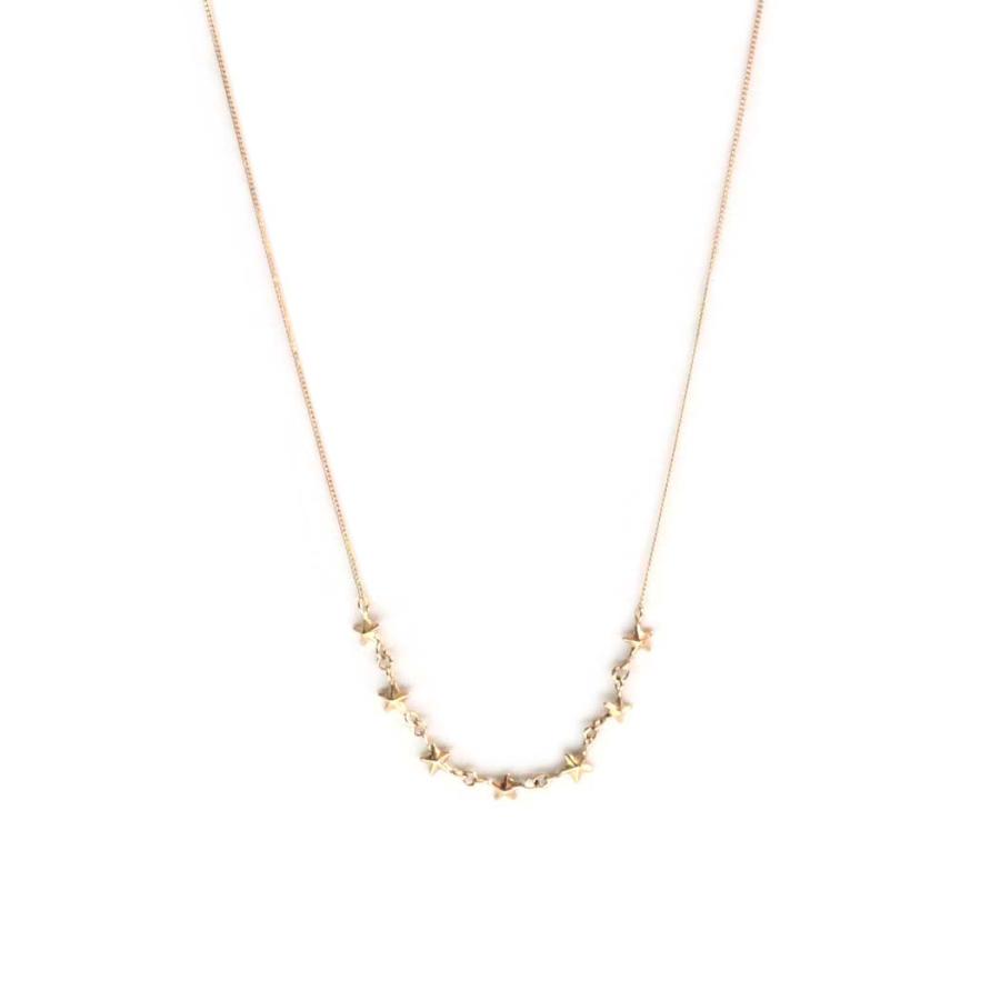 hirondelle et pepin（イロンデールエペパン） / k18 hn-23ss-560 セット・エトワール 七つ星ネックレス | hirondelle | 01