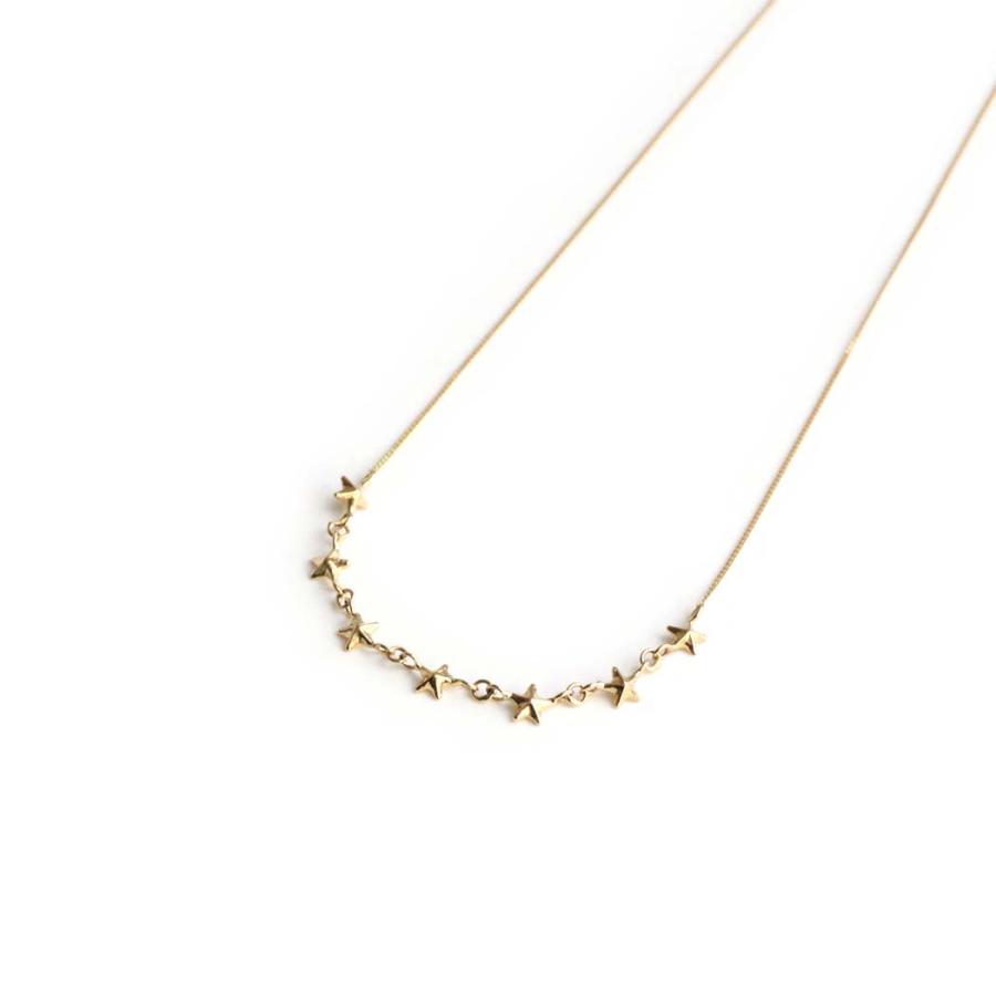 hirondelle et pepin（イロンデールエペパン） / k18 hn-23ss-560 セット・エトワール 七つ星ネックレス | hirondelle | 02