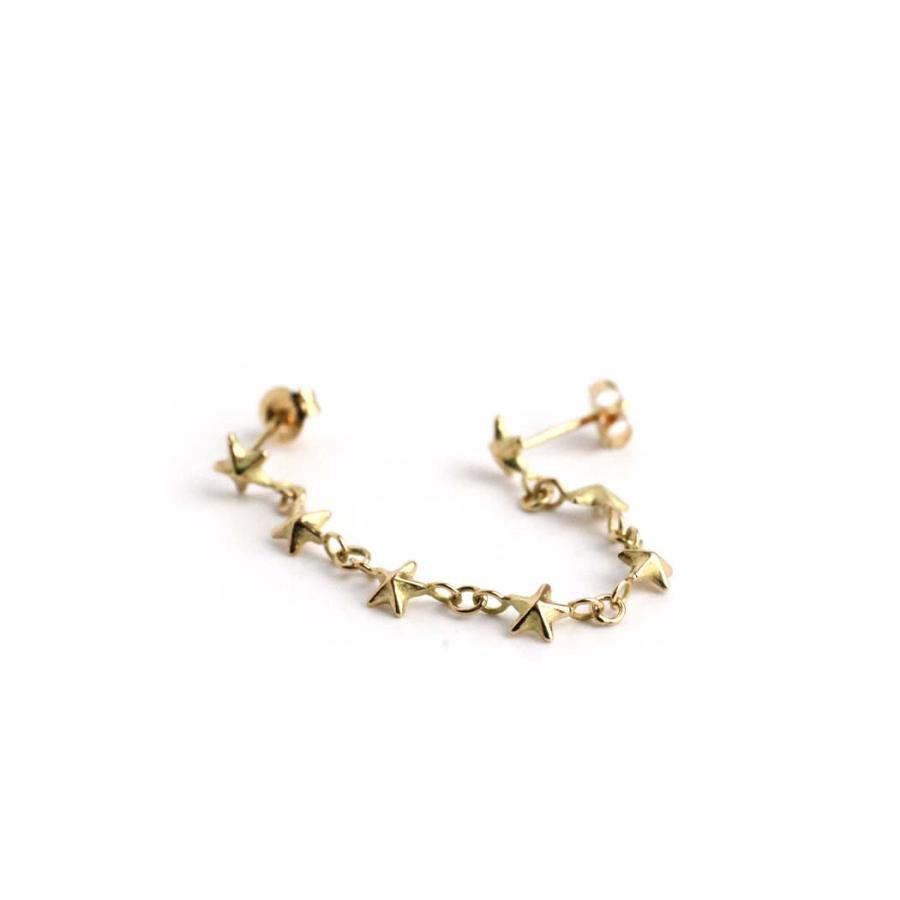 hirondelle et pepin（イロンデールエペパン） / k18 hp-23ss-673 セット・エトワール 2ホールピアス | hirondelle | 01