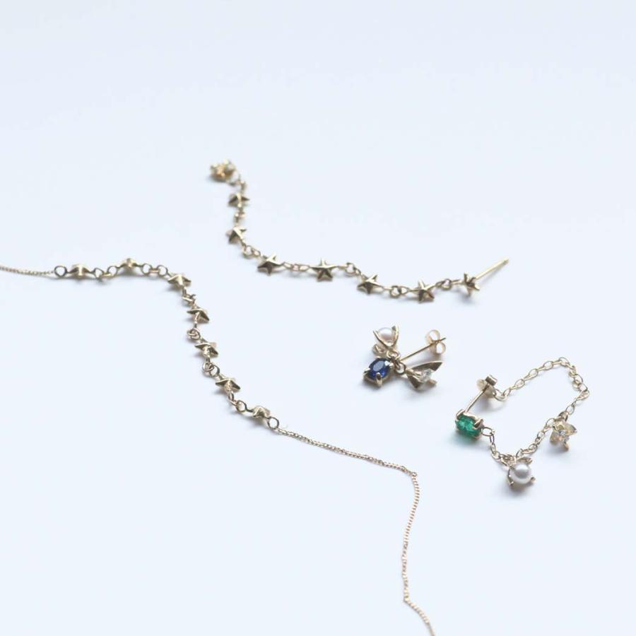 【廃番商品】hirondelle et pepin（イロンデールエペパン） / k18 hv-23ss-208 セット・エトワール チェーンバングル | hirondelle | 03