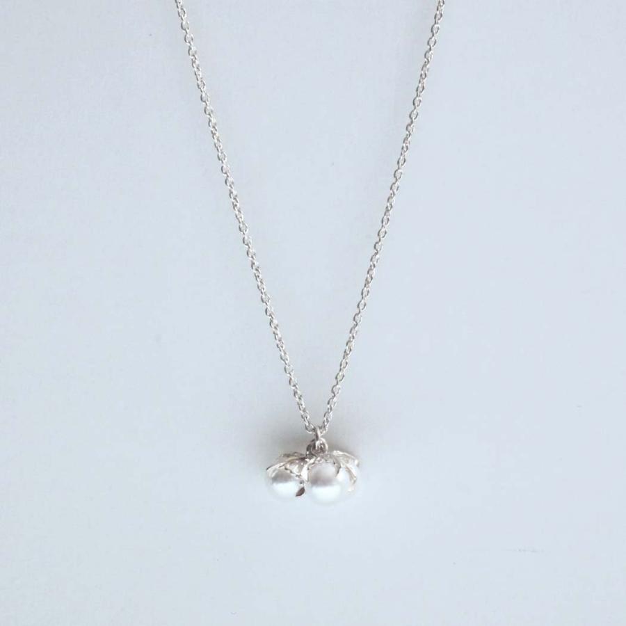 【廃番商品】hirondelle et pepin / silver925 sn-23ss-27 ラ ボア ラクテ ネックレス - パール | hirondelle | 01