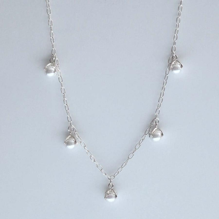 【廃番商品】hirondelle et pepin / silver925 sn-23ss-28 ラ ボア ラクテ ネックレス - パール | hirondelle | 01