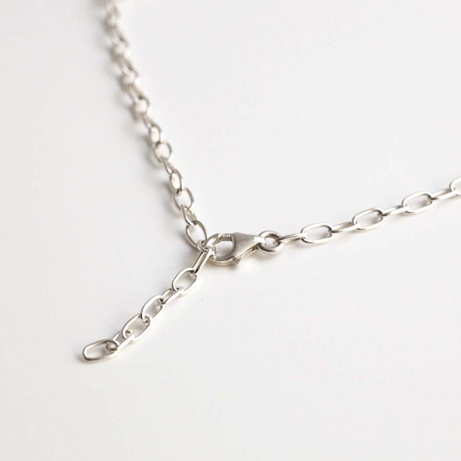 【廃番商品】hirondelle et pepin / silver925 sv-23ss-36 ラ ボア ラクテ チェーンバングル - キュービックジルコニア | hirondelle | 02