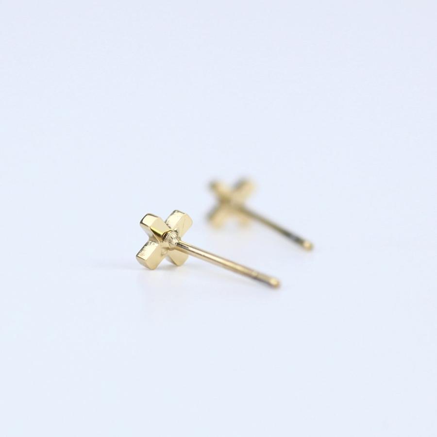 sinc (シンク) / ミニ クロス ピアス ゴールド PG03 (両耳タイプ) |  | 03