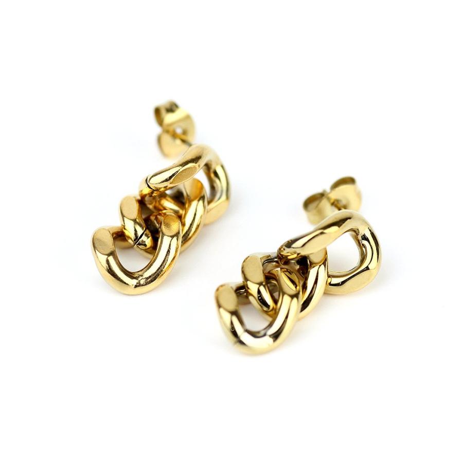 sinc (シンク) / チェーン ピアス ゴールド PG04 (両耳タイプ) | 