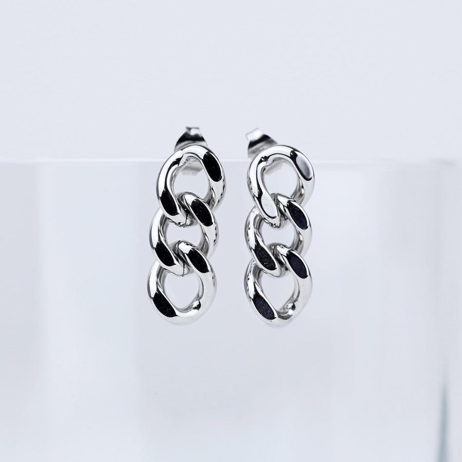 sinc (シンク) / チェーン ピアス シルバー PS04 (両耳タイプ) |  | 05