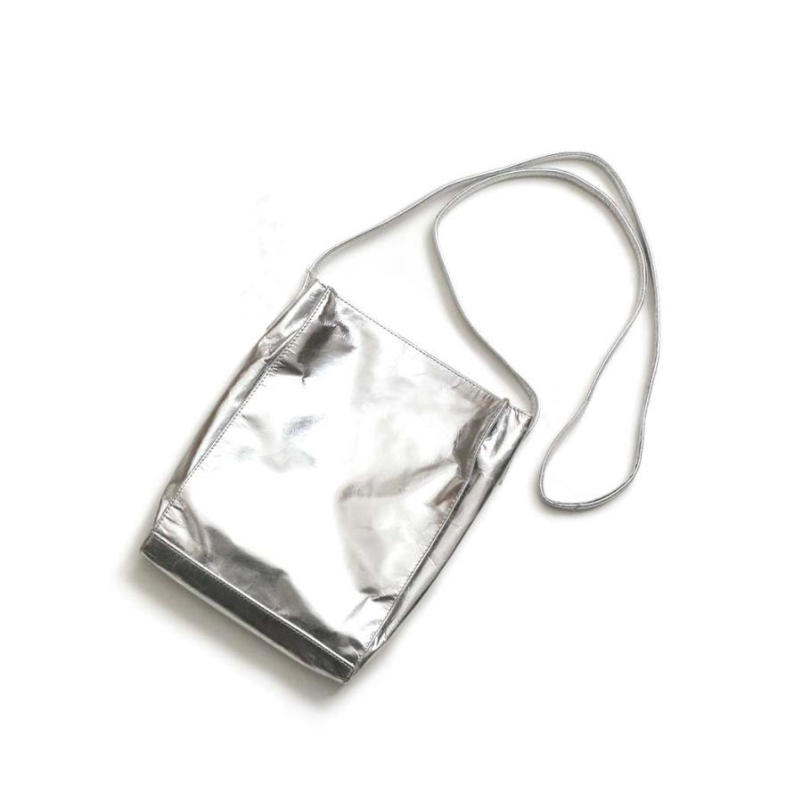 SEASIDE FREERIDE（シーサイドフリーライド） / 21B-SFR039 ML ELE BAG メタリック ミニショルダーバッグ - シルバー | seaside freeride