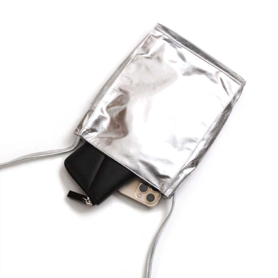 SEASIDE FREERIDE（シーサイドフリーライド） / 21B-SFR039 ML ELE BAG メタリック ミニショルダーバッグ - シルバー | seaside freeride | 02