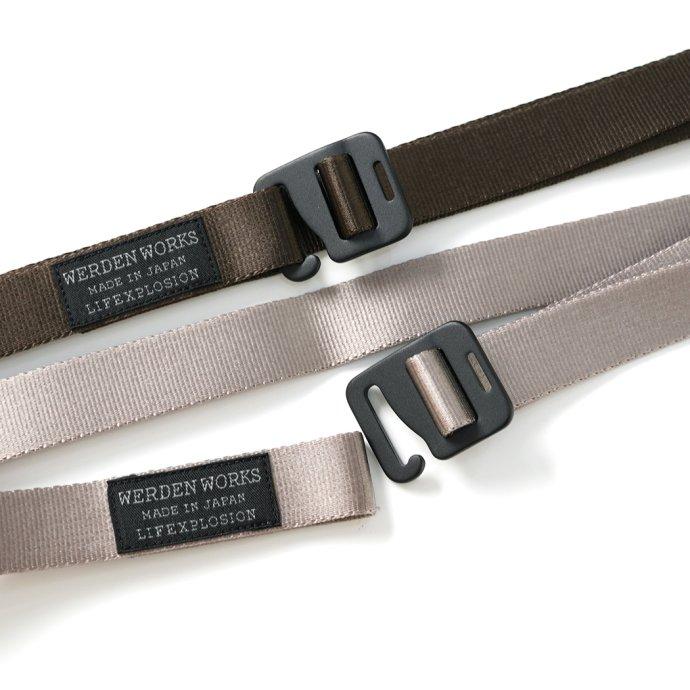 WERDENWORKS（ヴェアデンワークス） / NARROW BELT - グレージュ ナローベルト プチギフト プレゼント お祝い 贈り物 ポイント 消化 買いまわり |  | 01
