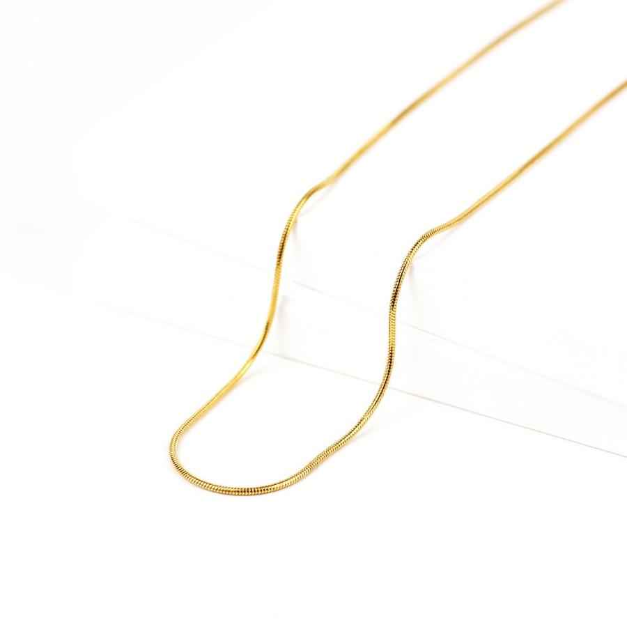 sinc (シンク) / スネークチェーン ネックレス 0.9mm幅 細幅 ラウンド スネーク チェーン 長さ4タイプ NG01 ゴールド 重ね付け シンプル ネックレス チェーン … |  | 03