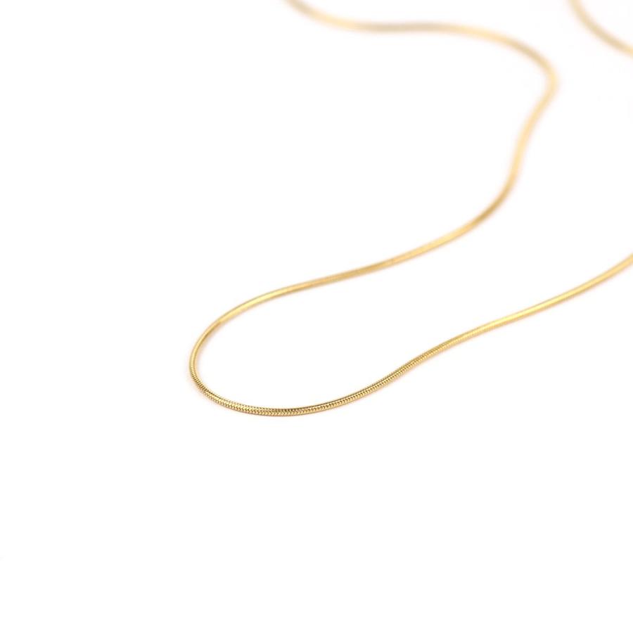 sinc (シンク) / スネークチェーン ネックレス 0.9mm幅 細幅 ラウンド スネーク チェーン 長さ4タイプ NG01 ゴールド 重ね付け シンプル ネックレス チェーン … |  | 04
