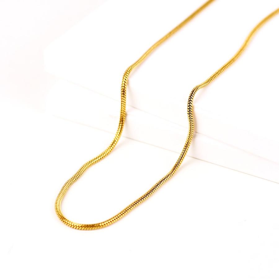 sinc (シンク) / スネークチェーン ネックレス 1.5mm幅 ラウンド スネーク チェーン 長さ4タイプ NG02 ゴールド 重ね付け シンプル ネックレス チェーン 丸チ… |  | 03