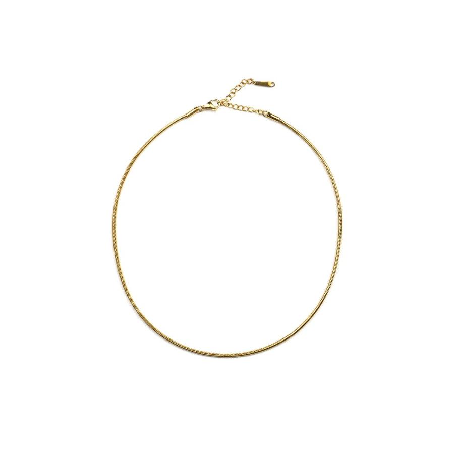 sinc (シンク) / スネークチェーン ネックレス 2mm幅 ラウンド スネーク チェーン 長さ4タイプ NG03 ゴールド 重ね付け シンプル ネックレス チェーン 丸チェ… |  | 01