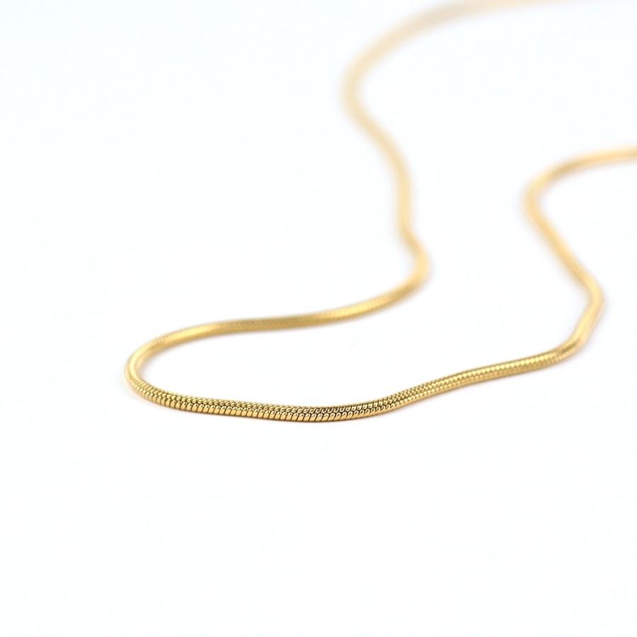 sinc (シンク) / スネークチェーン ネックレス 2mm幅 ラウンド スネーク チェーン 長さ4タイプ NG03 ゴールド 重ね付け シンプル ネックレス チェーン 丸チェ… |  | 04