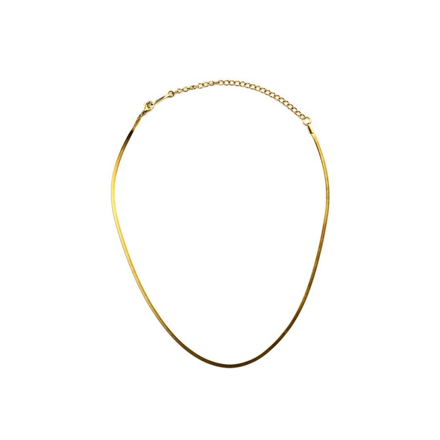 sinc (シンク) / フラット スネークチェーン ネックレス 2mm 平打ち NG04 ゴールド 重ね付け シンプル ネックレス チェーン 幅広タイプ 20代 30代 40代 50代 6… |  | 01