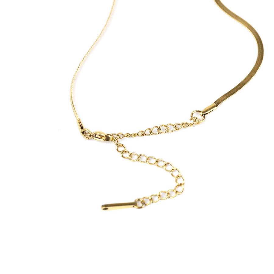 sinc (シンク) / フラット スネークチェーン ネックレス 2mm 平打ち NG04 ゴールド 重ね付け シンプル ネックレス チェーン 幅広タイプ 20代 30代 40代 50代 6… |  | 03