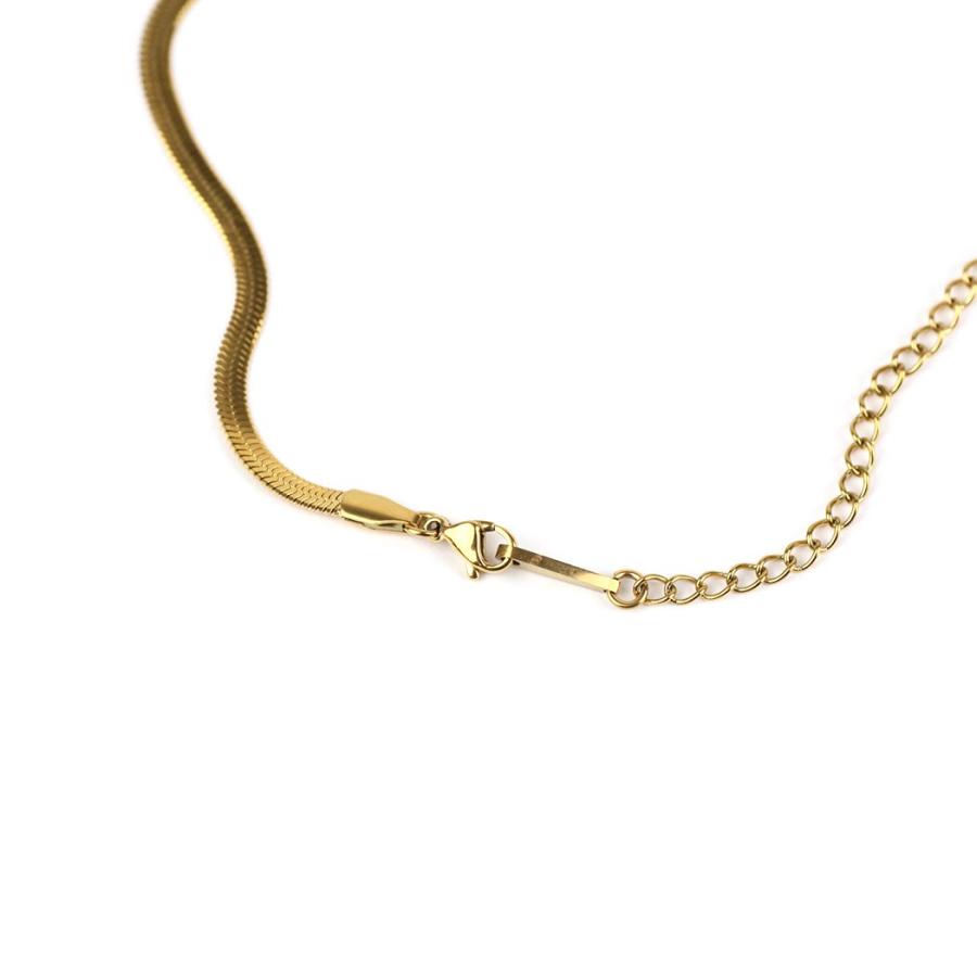 sinc (シンク) / フラット スネークチェーン ネックレス 3mm 平打ち NG05 ゴールド 重ね付け シンプル ネックレス チェーン 幅広タイプ 20代 30代 40代 50代 6… |  | 03