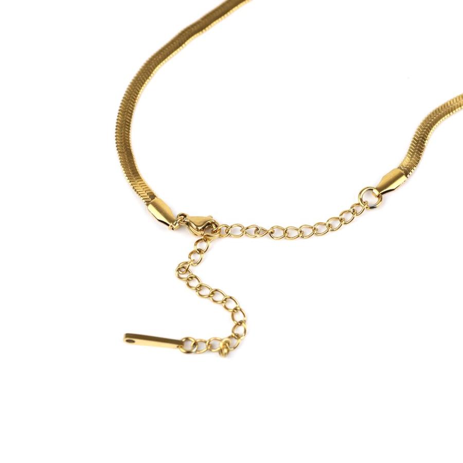 sinc (シンク) / フラット スネークチェーン ネックレス 3mm 平打ち NG05 ゴールド 重ね付け シンプル ネックレス チェーン 幅広タイプ 20代 30代 40代 50代 6… |  | 04